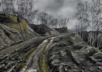  Anthropocene IV  ,  70x100cm ,  oil on canvas 