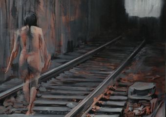  A Long Way to the Light ,  100x70cm ,  Oil on Canvas